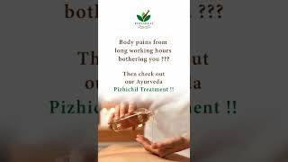 Pizhichil Kottakkal Ayurveda Therapy  Best for Arthritis Hypertension Paralysis  Ajman Dubai [upl. by Hartman]