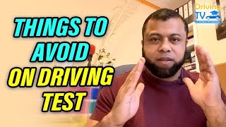 THINGS TO AVOID ON DRIVING TEST Most Common Mistakes To Avoid On The Driving Test [upl. by Dweck]