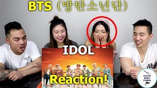 BTS 방탄소년단 IDOL Official MV  Reaction  Australian Asians [upl. by Enicul]