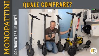 Confronto MONOPATTINI ELETTRICI XIAOMI DUCATI NINEBOT [upl. by Aseyt459]