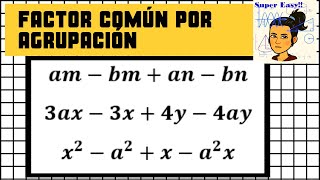 Factorización Factor común por agrupación de términos [upl. by Naitsabas]