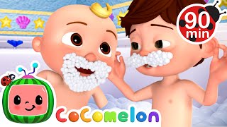 The Bubble Bath Song  CoComelon  Nursery Rhymes for Babies [upl. by Selimah]