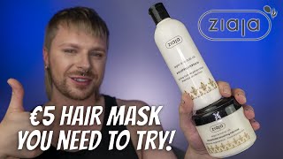 ZIAJA HAIR PRODUCTS  Review  Trying Out Polish Hair Care  Affordable Hair Mask For Dry Hair [upl. by Julieta]