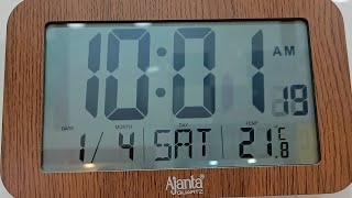 LCD  140 Ajanta Digital Clock Time Setting  How to Set time in Digital Lcd Clock fullpackage [upl. by Shutz]