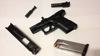 How to field strip a Springfield XD 40 [upl. by Ennaitak]