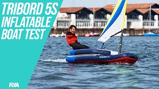 TRIBORD 5S INFLATABLE BOAT TEST  The Future of Dinghy Racing [upl. by Adrell]