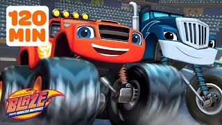 120 MINUTES of Blazes Monster Machine RACES 🏆  Blaze and the Monster Machines [upl. by Giwdul]