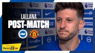 Lallana An Honour To Wear The Armband In My Final Match  Brighton 0 Man United 2 [upl. by Luing]