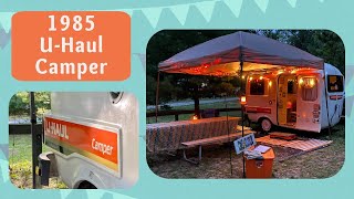 1985 UHaul Camper Trailer Tour [upl. by Gena]