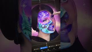 DIY Profilbild Tutorial mit Procreate fy procreate tutorial profilbild makeup procreateart [upl. by Noitsirhc]