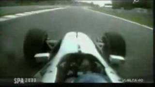 Schumacher vs Hakkinen Spa 2000 [upl. by Welbie]