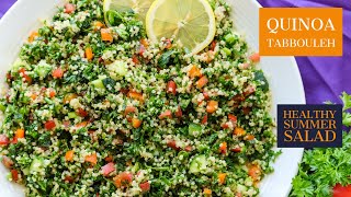 How to make Quinoa Tabbouleh  Healthy Summer Salad  Quinoa Salad  Tabbouleh  BEST Quinoa Salad [upl. by Madeline]