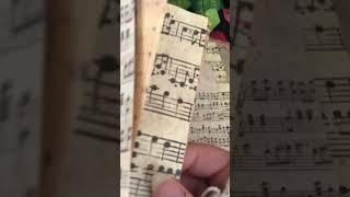 Vintage Scrapbooking musical score [upl. by Tamarah]