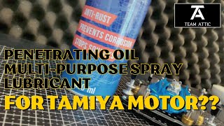 Tamiya Mini 4WD  Penetrating oil Multipurpose spray lubricant for your motor [upl. by Johannessen]