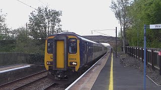 Northern Class 156 arrives at Acklington 5522 [upl. by Opiuuk264]