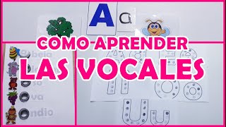 🔤💯COMO APRENDER LAS VOCALES CON ACTIVIDADES SÚPER DIVERTIDAS preescolar y primaria [upl. by Letisha113]