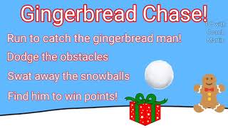 Gingerbread Man Chase  Christmas Brain Break  GoNoodle  Just Dance [upl. by Airtemed]