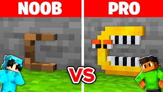 Minecraft NOOB vs PRO TINY ALPHABET LORE Build Challenge [upl. by Katya474]