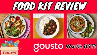 Reviewing a GOUSTO Meal Kit Box in the UK [upl. by Elohcan925]