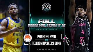 Peristeri bwin v Telekom Baskets Bonn  QuarterFinals Full Highlights  BasketballCL 202324 [upl. by Marchelle]