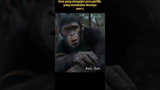 Kera yang mengejar para gorilla yang telah membakar desanya part 3alur cerita film [upl. by Cecelia]