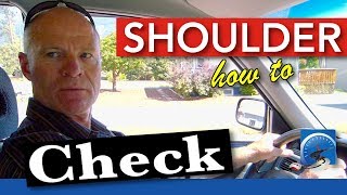 How to Shoulder Head Check When Turning amp Changing Lanes [upl. by Owens]