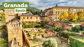 Granada Spain  See It And Feel The Charm Of Spain  4K [upl. by Jacie]