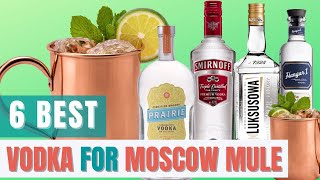 6 Best Vodkas for Moscow Mule [upl. by Deenya]