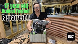 Festool TS55 broken easy fix [upl. by Arbas]