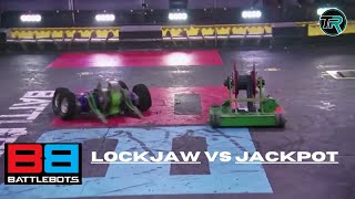 LOCKJAW VS JACKPOT  BATTLE BOTS SEASON 5 EPISODE 8  Battlebots 2021 [upl. by Ilatfen370]