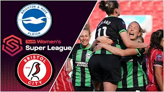 Bristol City vs Brighton  Barclays Women’s Super League  Highlights [upl. by Grossman21]