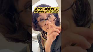 La PROF qui donne toutes les réponses de l’EXAMEN 😲 prof enfants examen [upl. by Aikel696]