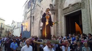 SantAntonio di Padova Luscita della processione Galatina 1262014 [upl. by Leizahaj284]