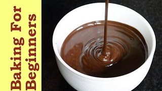 Easy Way Of Melting Chocolate Over The Stovetop How To Melt Chocolate  Basic Tips Cakes And More [upl. by Oicaroh]