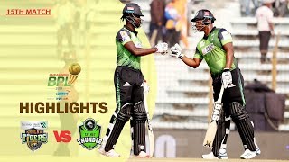 Khulna Tigers vs Sylhet Thunder Highlights  15th Match  Season 7  Bangabandhu BPL 201920 [upl. by Atteuqal]