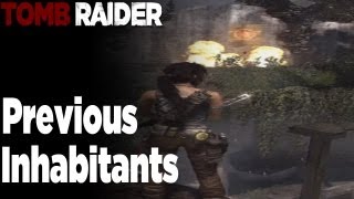 Tomb Raider  Previous Inhabitants  Cliffside Bunker Challenge guide All Flag locations [upl. by Heppman]