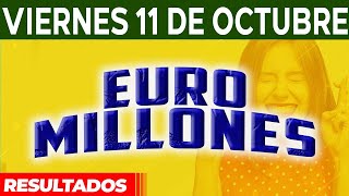 Resultado del sorteo Euromillones del Viernes 11 de Octubre del 2024 😱🤑💰💵 [upl. by Gratia]