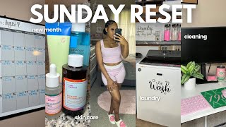 SUNDAY RESET  Deep Cleaning  Skin Care  Organize With Me [upl. by Nagiam]