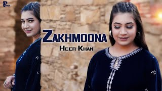 Heer Khan Pashto New Tappy Song 2024  Zakhmoona Tappy  Heer Official Music Video  Pashto Studio [upl. by Beckett]