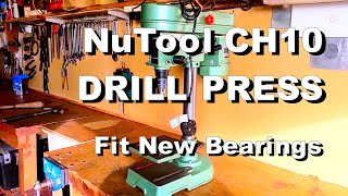 Replacing the Bearings in a NuTool CH10 Pillar Drill [upl. by Barb]