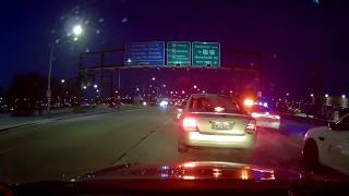 ROVE R24K Dash Cam Night Time Video [upl. by Madora]