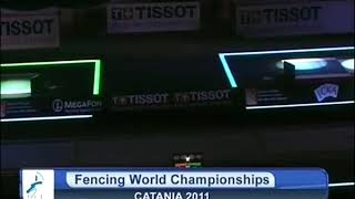 Fencing World Championships 2011  Catania Italy  day6 [upl. by Kronfeld919]