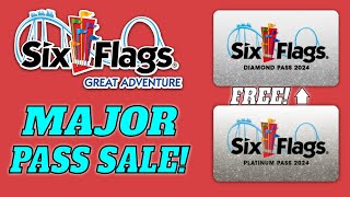 Major Six Flags Great Adventure Season Pass SALE [upl. by Aciretahs]