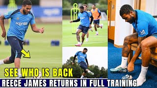 BREAKING Reece James Returns To Full Training Fit And Ready [upl. by Lavud]