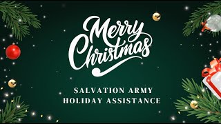 Salvation Army Holiday Assistance [upl. by Wilburt480]