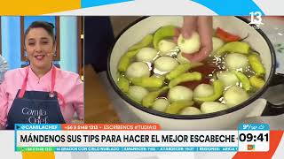 Repe enseña a preparar ají y cebolla en escabeche Tu Día Canal 13 [upl. by Ylelhsa]