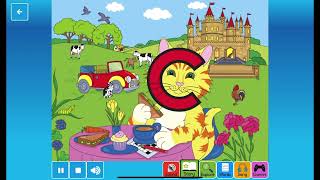 Letterland Alphabet Phonics Sounds Songs Shapes and Writing  Letter C  Clever Cat [upl. by Elbertina]