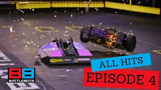 ALL HITS OF BATTLE BOTS SEASON 5 EPISODE 4  Battlebots 2021 [upl. by Yrellav763]