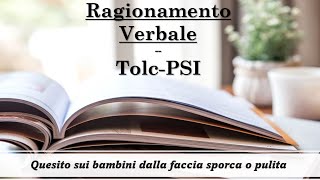 Ragionamento Verbale TolcPSI  Quesiti Simulazione 3 [upl. by Notgnimer]