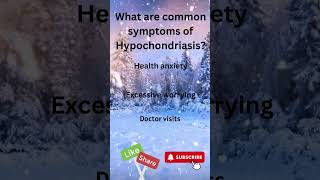 What are common symptoms of Hypochondriasis [upl. by Auqenahs]